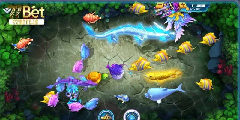 Bắn cá đổi thưởng 77BET có lối chơi đơn giản, dễ thắng.